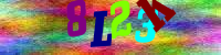 Blue Captcha Image