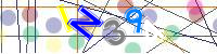 Blue Captcha Image