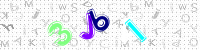 Blue Captcha Image