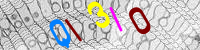 Blue Captcha Image