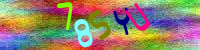 Blue Captcha Image