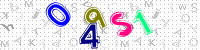 Blue Captcha Image