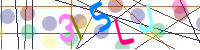 Blue Captcha Image