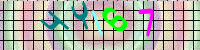 Blue Captcha Image
