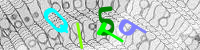 Blue Captcha Image
