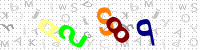 Blue Captcha Image