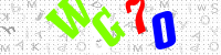 Blue Captcha Image