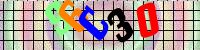 Blue Captcha Image
