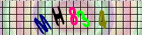 Blue Captcha Image