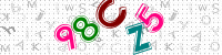 Blue Captcha Image