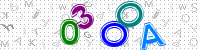 Blue Captcha Image