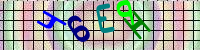 Blue Captcha Image