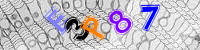 Blue Captcha Image