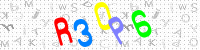 Blue Captcha Image