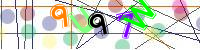 Blue Captcha Image