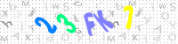 Blue Captcha Image