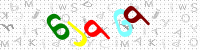 Blue Captcha Image