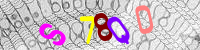 Blue Captcha Image