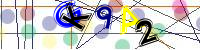 Blue Captcha Image