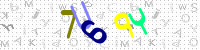 Blue Captcha Image