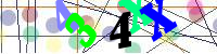 Blue Captcha Image