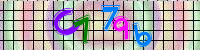 Blue Captcha Image