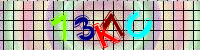 Blue Captcha Image