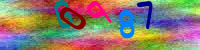 Blue Captcha Image