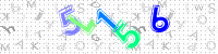 Blue Captcha Image