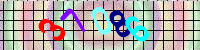 Blue Captcha Image