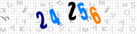 Blue Captcha Image