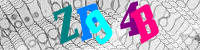 Blue Captcha Image