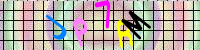 Blue Captcha Image