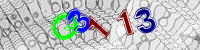 Blue Captcha Image