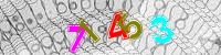 Blue Captcha Image