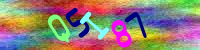 Blue Captcha Image