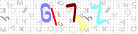 Blue Captcha Image