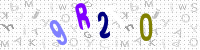 Blue Captcha Image