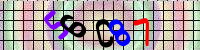 Blue Captcha Image