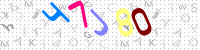 Blue Captcha Image