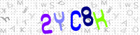 Blue Captcha Image