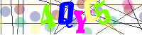 Blue Captcha Image
