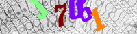 Blue Captcha Image