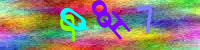 Blue Captcha Image