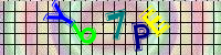Blue Captcha Image
