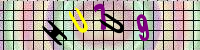 Blue Captcha Image