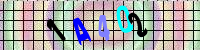 Blue Captcha Image