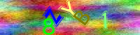 Blue Captcha Image