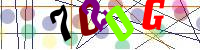 Blue Captcha Image