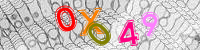 Blue Captcha Image